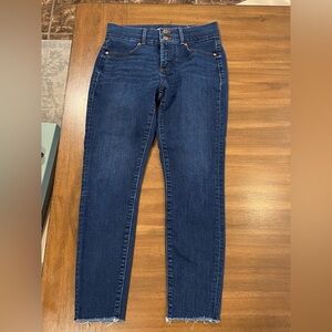 Loft High Waisted Skinny Crop Jeans Size 2